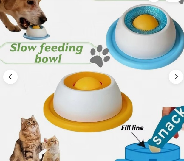 Slow Feeding Dog Lick Bowl – Blue